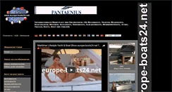 Desktop Screenshot of de.europe-boats24.net