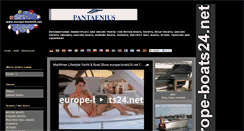 Desktop Screenshot of en.europe-boats24.net